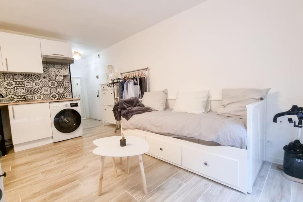 Studio Avec Garage 5Min Cannes Centre Exteriör bild